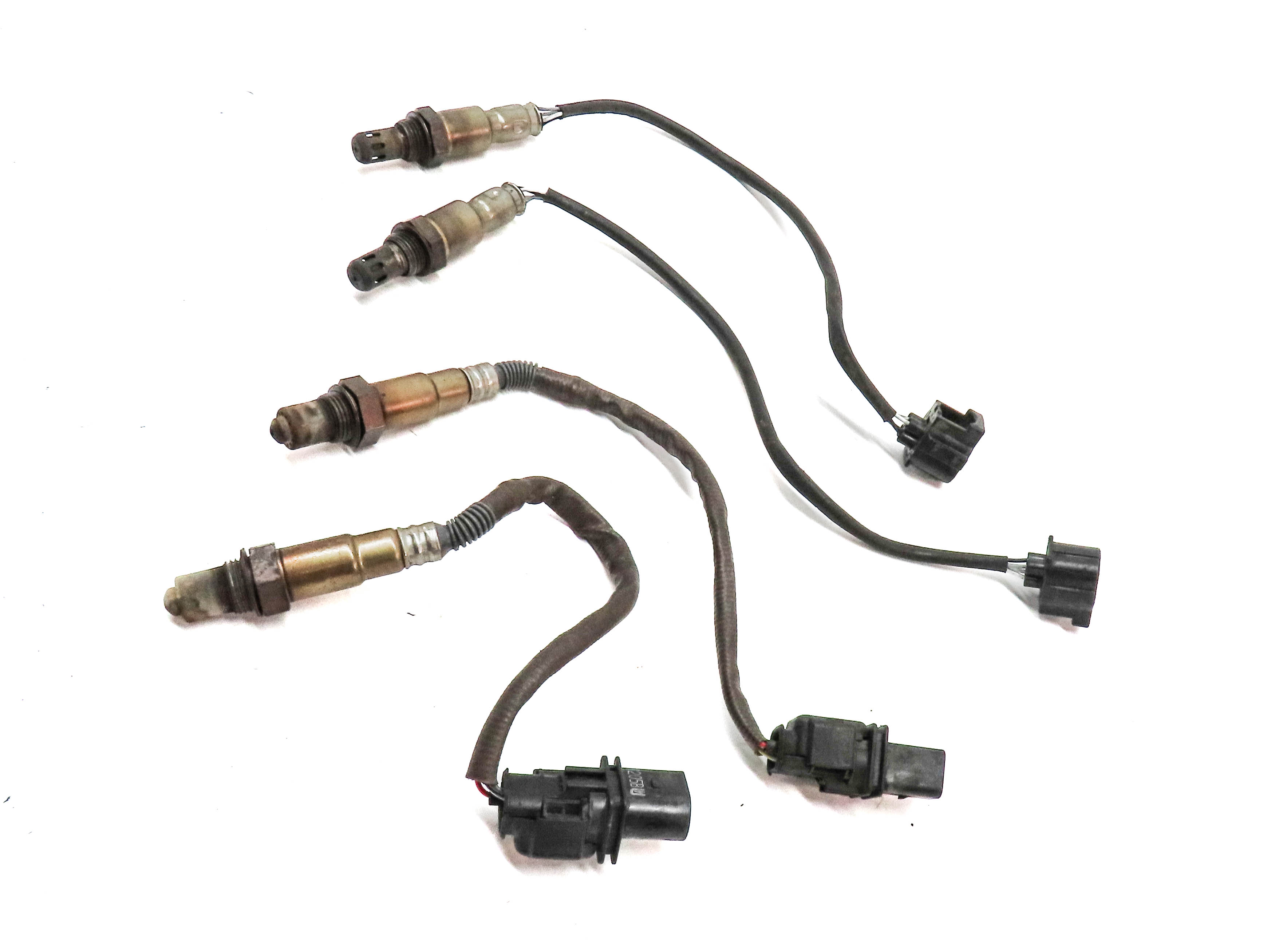 2012 MERCEDES ML350 (W166) 3.5L ENGINE OXYGEN O2 LAMBDA PROBE SENSOR SET/4 — exact item pictured